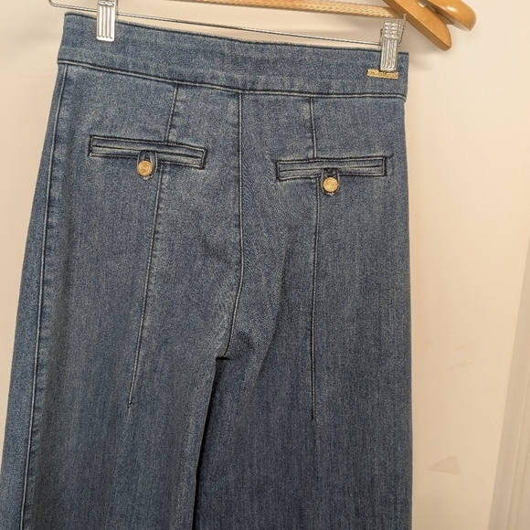 GUESS /MARCIANO BLUE PALLAZO JEANS SIZE 26 - Picture 3 of 7